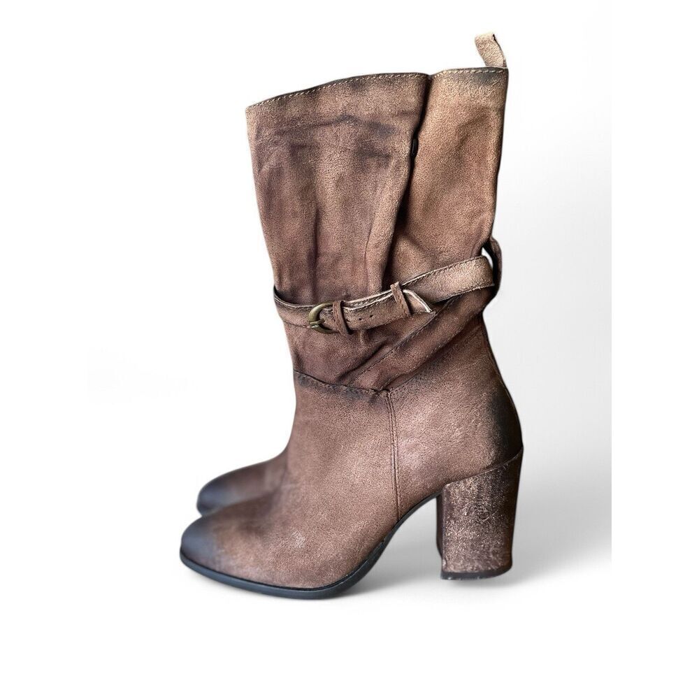 DIBA TRUE Women Size 8 Will Ton Western Boots - Round Toe Zipper Excellent Cond.